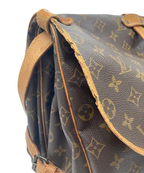 LOUIS VUITTON（ルイ ヴィトン）LOUIS VUITTON (ルイ ヴィトン) モノグラム ソミュール35  メッセンジャー ショルダーバッグ ブラウンの古着・服飾アイテム