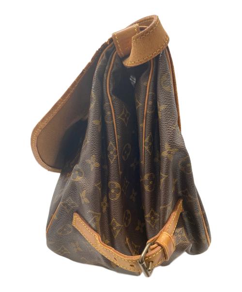 LOUIS VUITTON（ルイ ヴィトン）LOUIS VUITTON (ルイ ヴィトン) モノグラム ソミュール35  メッセンジャー ショルダーバッグ ブラウンの古着・服飾アイテム