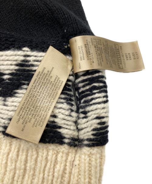 BURBERRY（バーバリー）BURBERRY (バーバリー) ノルディックパターンニット ブラック×アイボリー サイズ:Sの古着・服飾アイテム