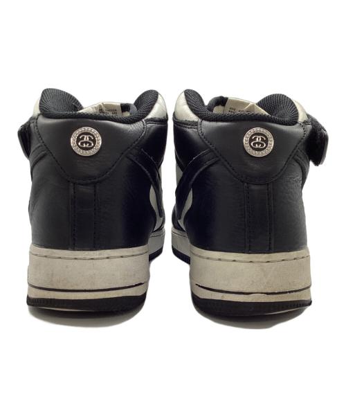NIKE（ナイキ）NIKE (ナイキ) stussy (ステューシー) AIR FORCE 1 07 MID SP Black and Light Bone サイズ:28cmの古着・服飾アイテム