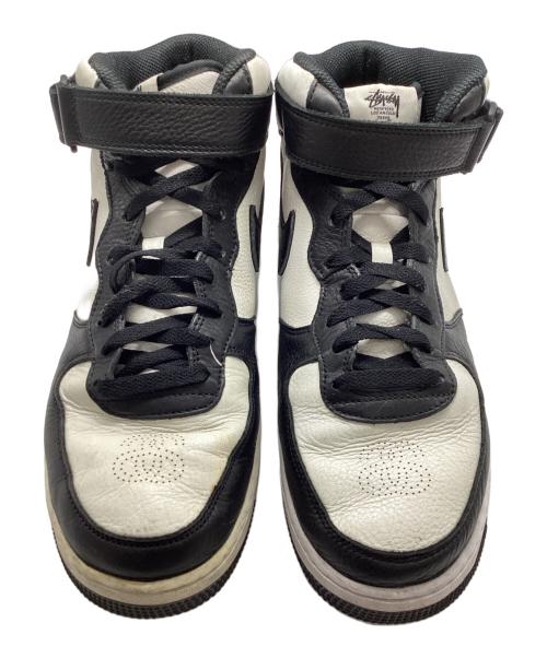 NIKE（ナイキ）NIKE (ナイキ) stussy (ステューシー) AIR FORCE 1 07 MID SP Black and Light Bone サイズ:28cmの古着・服飾アイテム