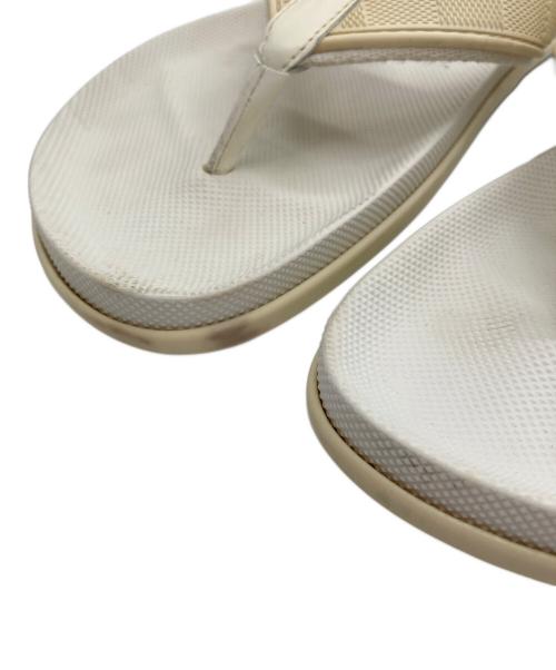 LOUIS VUITTON（ルイ ヴィトン）LOUIS VUITTON (ルイ ヴィトン) ダミエ ビーチサンダル ホワイト サイズ:5の古着・服飾アイテム