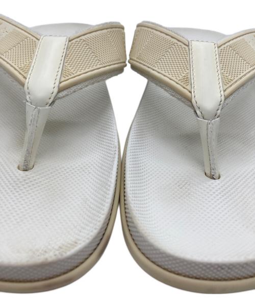 LOUIS VUITTON（ルイ ヴィトン）LOUIS VUITTON (ルイ ヴィトン) ダミエ ビーチサンダル ホワイト サイズ:5の古着・服飾アイテム