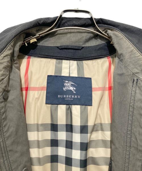 BURBERRY LONDON（バーバリーロンドン）BURBERRY LONDON (バーバリーロンドン) ダウンライナー付裏ノバチェックコート ブラック サイズ:Lの古着・服飾アイテム