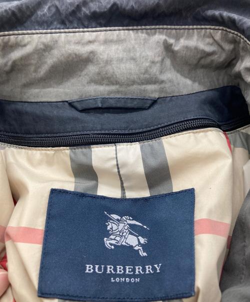 BURBERRY LONDON（バーバリーロンドン）BURBERRY LONDON (バーバリーロンドン) ダウンライナー付裏ノバチェックコート ブラック サイズ:Lの古着・服飾アイテム