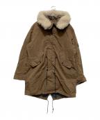 C.P COMPANYシーピーカンパニー）の古着「中綿モッズコート」｜ブラウン