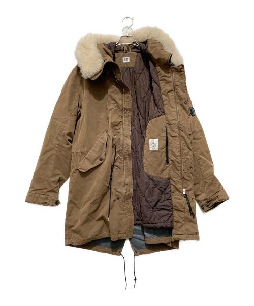 C.P COMPANY（シーピーカンパニー）C.P COMPANY (シーピーカンパニー) 中綿モッズコート ブラウン サイズ:56の古着・服飾アイテム