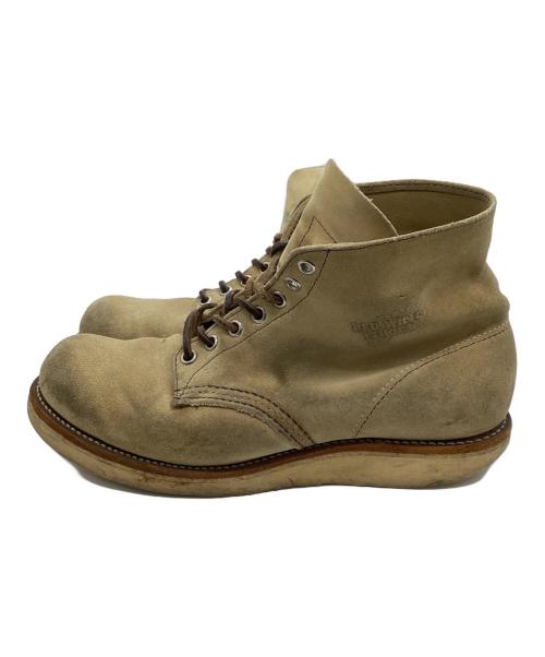 RED WING（レッドウィング）RED WING (レッドウィング) 6-inch Classic Round ブーツ ベージュ サイズ:26cmの古着・服飾アイテム