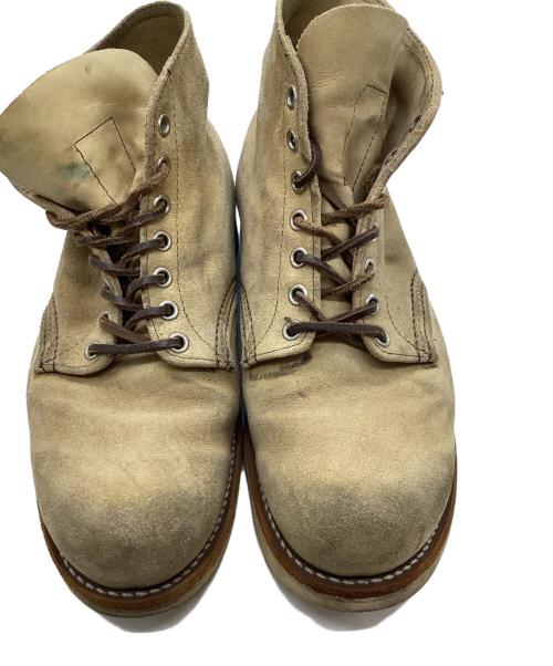 RED WING（レッドウィング）RED WING (レッドウィング) 6-inch Classic Round ブーツ ベージュ サイズ:26cmの古着・服飾アイテム