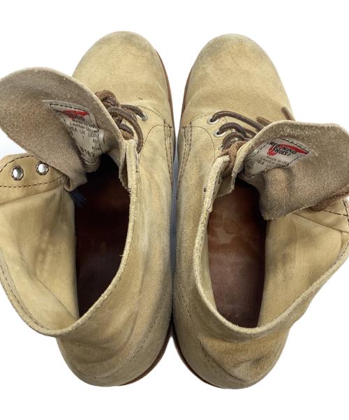 RED WING（レッドウィング）RED WING (レッドウィング) 6-inch Classic Round ブーツ ベージュ サイズ:26cmの古着・服飾アイテム