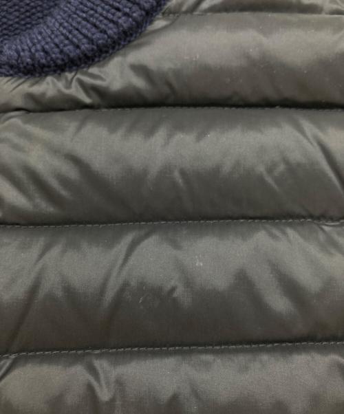 MONCLER（モンクレール）MONCLER (モンクレール) ニットダウン切替ジャケット ネイビー サイズ:XSの古着・服飾アイテム