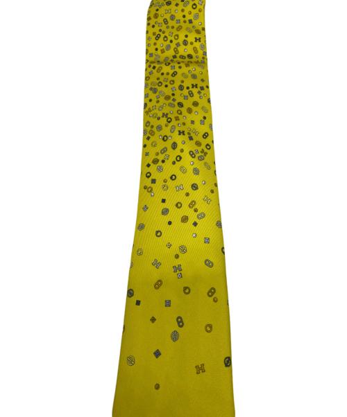 HERMES（エルメス）HERMES (エルメス) ネクタイ イエロー サイズ:FREEの古着・服飾アイテム