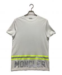 MONCLER（モンクレール）の古着「リフレクターロゴTシャツ」｜ホワイト