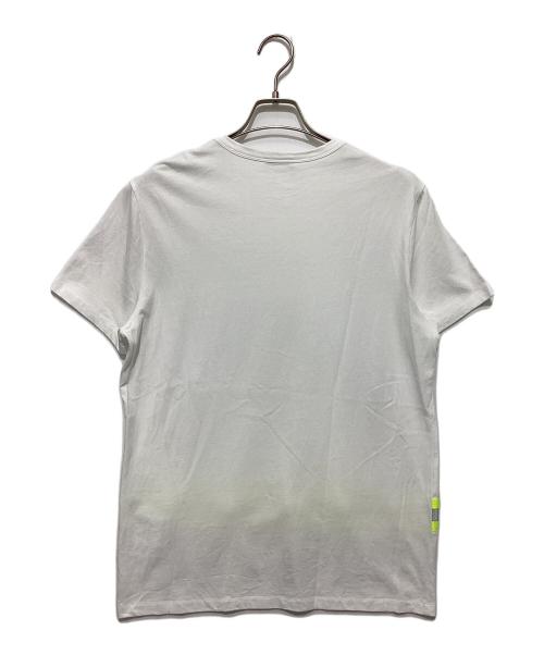 MONCLER（モンクレール）MONCLER (モンクレール) リフレクターロゴTシャツ ホワイト サイズ:Mの古着・服飾アイテム