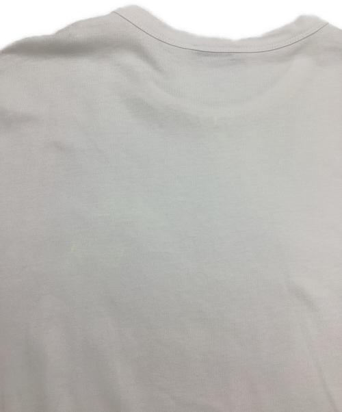 MONCLER（モンクレール）MONCLER (モンクレール) リフレクターロゴTシャツ ホワイト サイズ:Mの古着・服飾アイテム