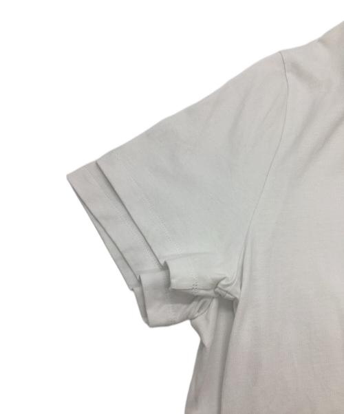 MONCLER（モンクレール）MONCLER (モンクレール) リフレクターロゴTシャツ ホワイト サイズ:Mの古着・服飾アイテム