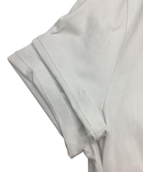 MONCLER（モンクレール）MONCLER (モンクレール) リフレクターロゴTシャツ ホワイト サイズ:Mの古着・服飾アイテム