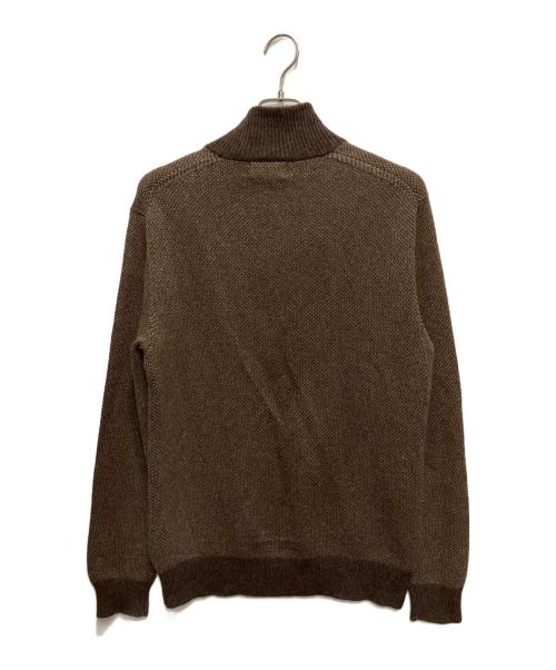 POLO RALPH LAUREN（ポロ・ラルフローレン）POLO RALPH LAUREN (ポロ・ラルフローレン) ハーフボタンニット ブラウン サイズ:Sの古着・服飾アイテム