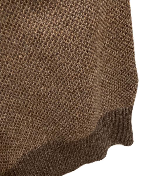 POLO RALPH LAUREN（ポロ・ラルフローレン）POLO RALPH LAUREN (ポロ・ラルフローレン) ハーフボタンニット ブラウン サイズ:Sの古着・服飾アイテム