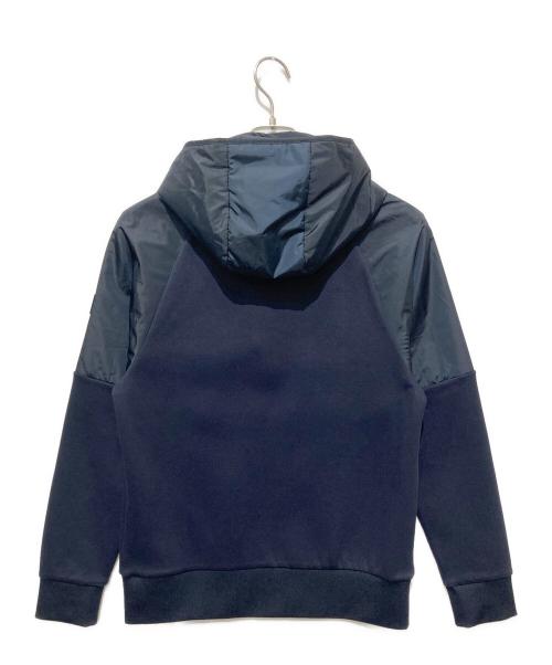 HUGO BOSS（ヒューゴ ボス）HUGO BOSS (ヒューゴ ボス) ラグランスリーブ切替ハーフジップフード付きジャケット ネイビー サイズ:Sの古着・服飾アイテム