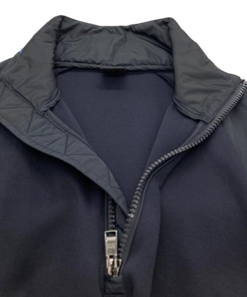 HUGO BOSS（ヒューゴ ボス）HUGO BOSS (ヒューゴ ボス) ラグランスリーブ切替ハーフジップフード付きジャケット ネイビー サイズ:Sの古着・服飾アイテム