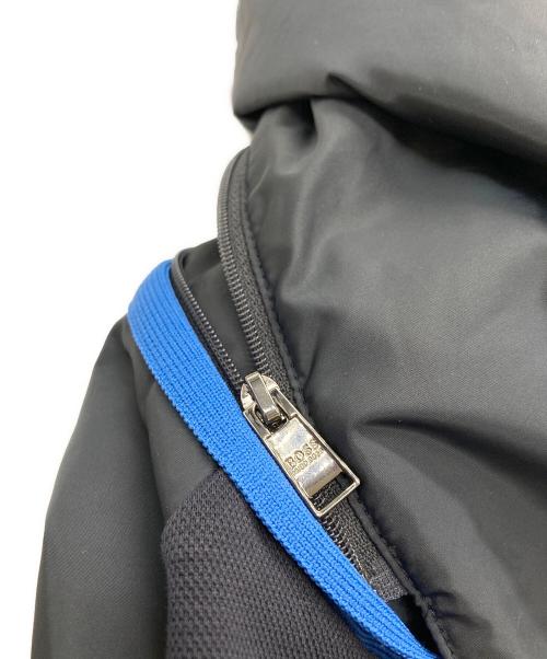 HUGO BOSS（ヒューゴ ボス）HUGO BOSS (ヒューゴ ボス) ラグランスリーブ切替ハーフジップフード付きジャケット ネイビー サイズ:Sの古着・服飾アイテム
