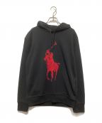 POLO RALPH LAURENポロ・ラルフローレン）の古着「プルオーバーパーカー」｜ブラック