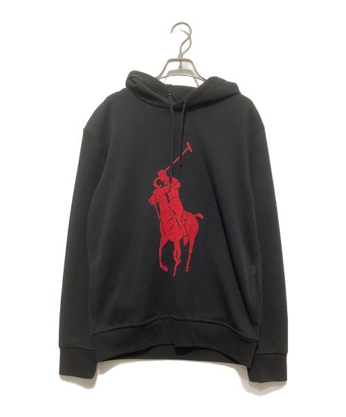 POLO RALPH LAUREN（ポロ・ラルフローレン）POLO RALPH LAUREN (ポロ・ラルフローレン) プルオーバーパーカー ブラック サイズ:Sの古着・服飾アイテム
