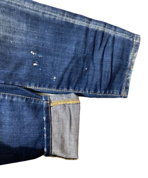 DSQUARED2（ディースクエアード）DSQUARED2 (ディースクエアード) SKATER JEANS ダメージ加工デニムパンツ インディゴ サイズ:46の古着・服飾アイテム