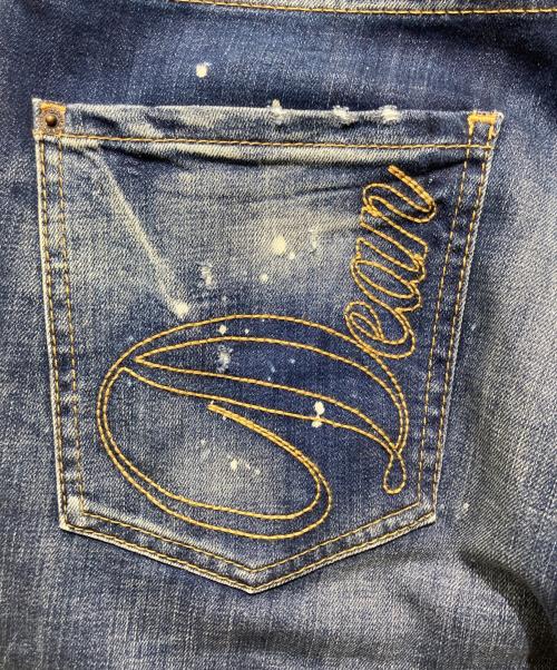 DSQUARED2（ディースクエアード）DSQUARED2 (ディースクエアード) SKATER JEANS ダメージ加工デニムパンツ インディゴ サイズ:46の古着・服飾アイテム