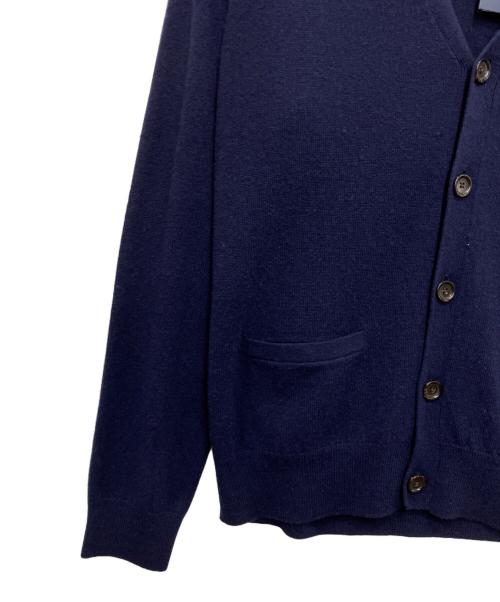 POLO RALPH LAUREN（ポロ・ラルフローレン）POLO RALPH LAUREN (ポロ・ラルフローレン) エルボーパッチニットカーディガン ネイビー サイズ:S 未使用品の古着・服飾アイテム