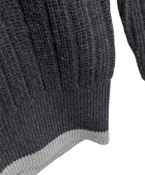 EMPORIO ARMANI（エンポリオ アルマーニ）EMPORIO ARMANI (エンポリオ アルマーニ) ダブルジップドライバーズニット グレー サイズ:Sの古着・服飾アイテム