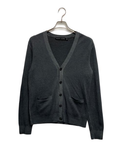 RALPH LAUREN（ラルフローレン）RALPH LAUREN (ラルフローレン) カシミヤニットカーディガン グレー サイズ:Ｍの古着・服飾アイテム