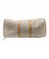 中古・古着 LOUIS VUITTON (ルイ ヴィトン) ダミエ・アズール キーポル50 ボストンバッグ アイボリー×ブルー：113000円