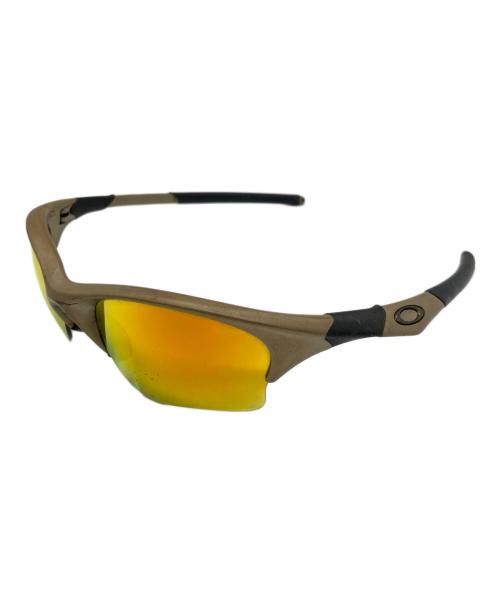OAKLEY（オークリー）OAKLEY (オークリー) HALFJACKET / ハーフジャケット サングラス ベージュ×ブラックの古着・服飾アイテム