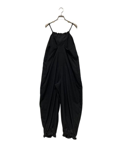 OMMO（オーエムエムオー）OMMO (オーエムエムオー) VOLUME HEM GATHER ALL IN ONE ボリュームヘムギャザーオールインワン ブラック サイズ:FREEの古着・服飾アイテム