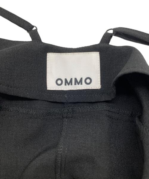 OMMO（オーエムエムオー）OMMO (オーエムエムオー) VOLUME HEM GATHER ALL IN ONE ボリュームヘムギャザーオールインワン ブラック サイズ:FREEの古着・服飾アイテム