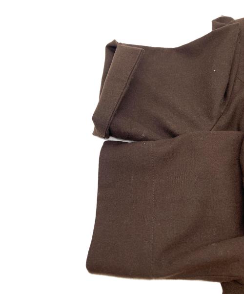 HER LIP TO（ハーリップトゥ）HER LIP TO (ハーリップトゥ) 半袖ワンピース ブラウン サイズ:Sの古着・服飾アイテム