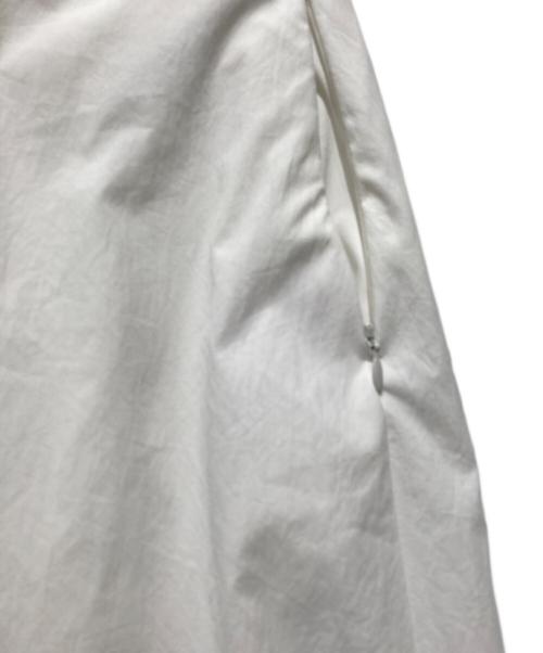 UN3D.（アンスリード）UN3D. (アンスリード) LAYER PARTS SK レイヤー パーツ スカート ホワイト サイズ:36の古着・服飾アイテム