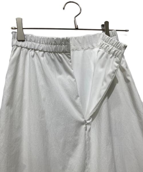 UN3D.（アンスリード）UN3D. (アンスリード) LAYER PARTS SK レイヤー パーツ スカート ホワイト サイズ:36の古着・服飾アイテム