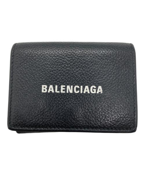 BALENCIAGA（バレンシアガ）BALENCIAGA (バレンシアガ) 3つ折り財布 ブラックの古着・服飾アイテム