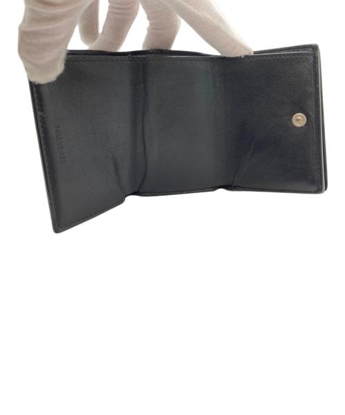 BALENCIAGA（バレンシアガ）BALENCIAGA (バレンシアガ) 3つ折り財布 ブラックの古着・服飾アイテム