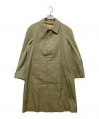 Aquascutumアクアスキュータム）の古着「ライナー付玉蟲ステンカラーコート」｜グリーン
