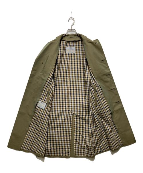 Aquascutum（アクアスキュータム）Aquascutum (アクアスキュータム) ライナー付玉蟲ステンカラーコート グリーン サイズ:表記無しの古着・服飾アイテム