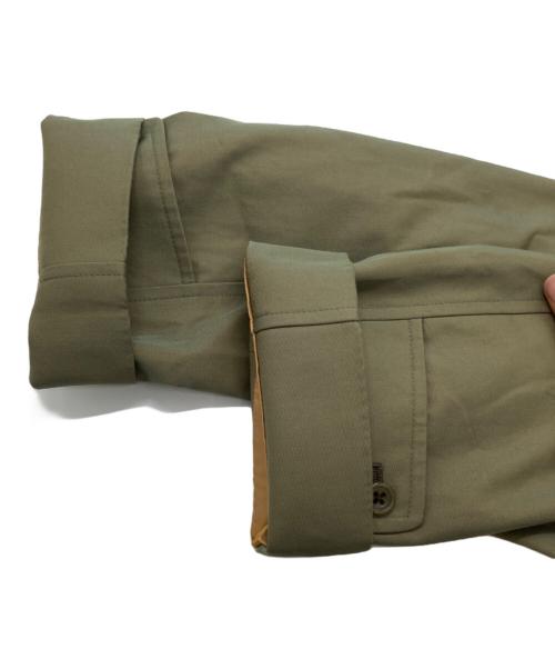 Aquascutum（アクアスキュータム）Aquascutum (アクアスキュータム) ライナー付玉蟲ステンカラーコート グリーン サイズ:表記無しの古着・服飾アイテム