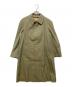 Aquascutum（アクアスキュータム）の古着「ライナー付玉蟲ステンカラーコート」｜グリーン