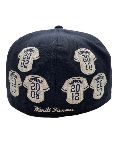 SUPREME（シュプリーム）Supreme (シュプリーム) New Era (ニューエラ) 24AW Jerseys Box Logo Cap / ジャージーズ ボックスロゴキャップ ネイビーの古着・服飾アイテム