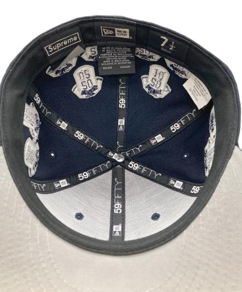 SUPREME（シュプリーム）Supreme (シュプリーム) New Era (ニューエラ) 24AW Jerseys Box Logo Cap / ジャージーズ ボックスロゴキャップ ネイビーの古着・服飾アイテム