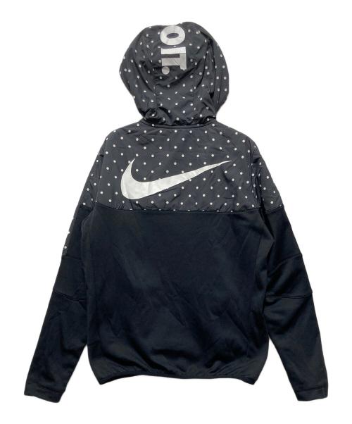 NIKE（ナイキ）NIKE (ナイキ) F.C.R.B. (エフシーレアルブリストル) DOT SWEAT HOODIE ドットプリントパーカー ブラック サイズ:Mの古着・服飾アイテム