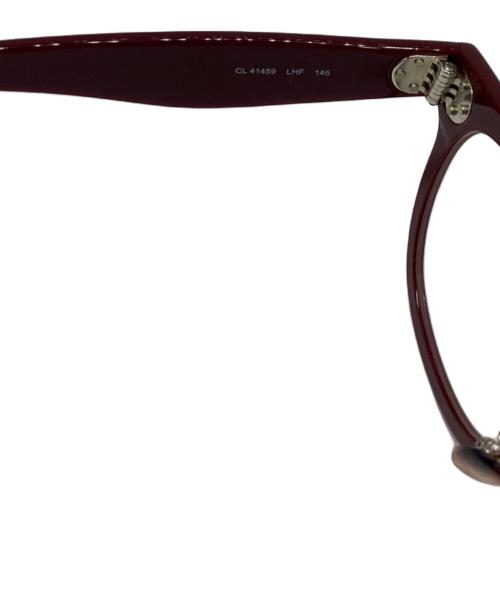 CELINE（セリーヌ）CELINE (セリーヌ) 伊達眼鏡  ボルドー サイズ:47□20-145の古着・服飾アイテム
